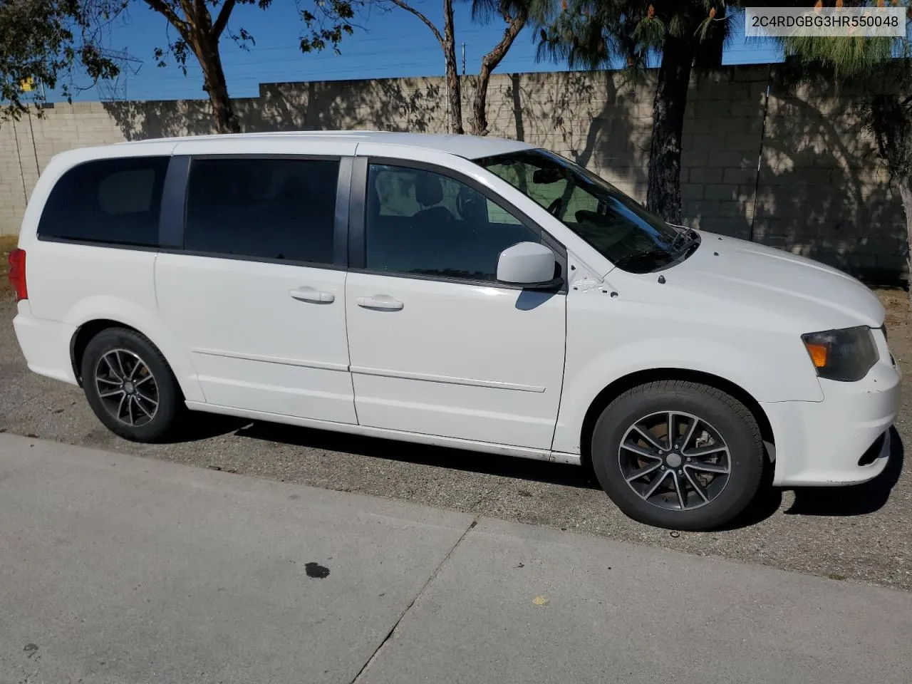 2017 Dodge Grand Caravan Se VIN: 2C4RDGBG3HR550048 Lot: 50654134