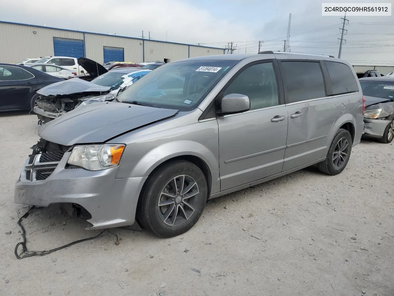 2017 Dodge Grand Caravan Sxt VIN: 2C4RDGCG9HR561912 Lot: 51394014