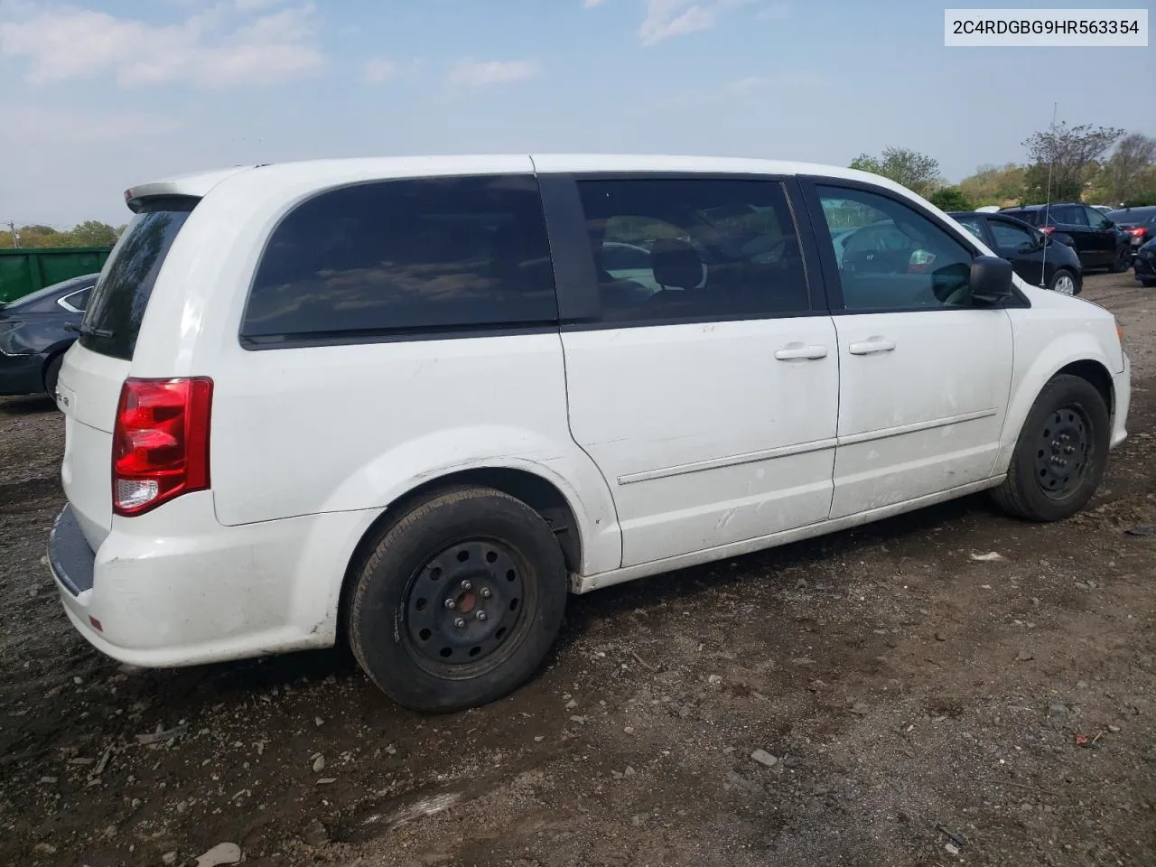 2C4RDGBG9HR563354 2017 Dodge Grand Caravan Se