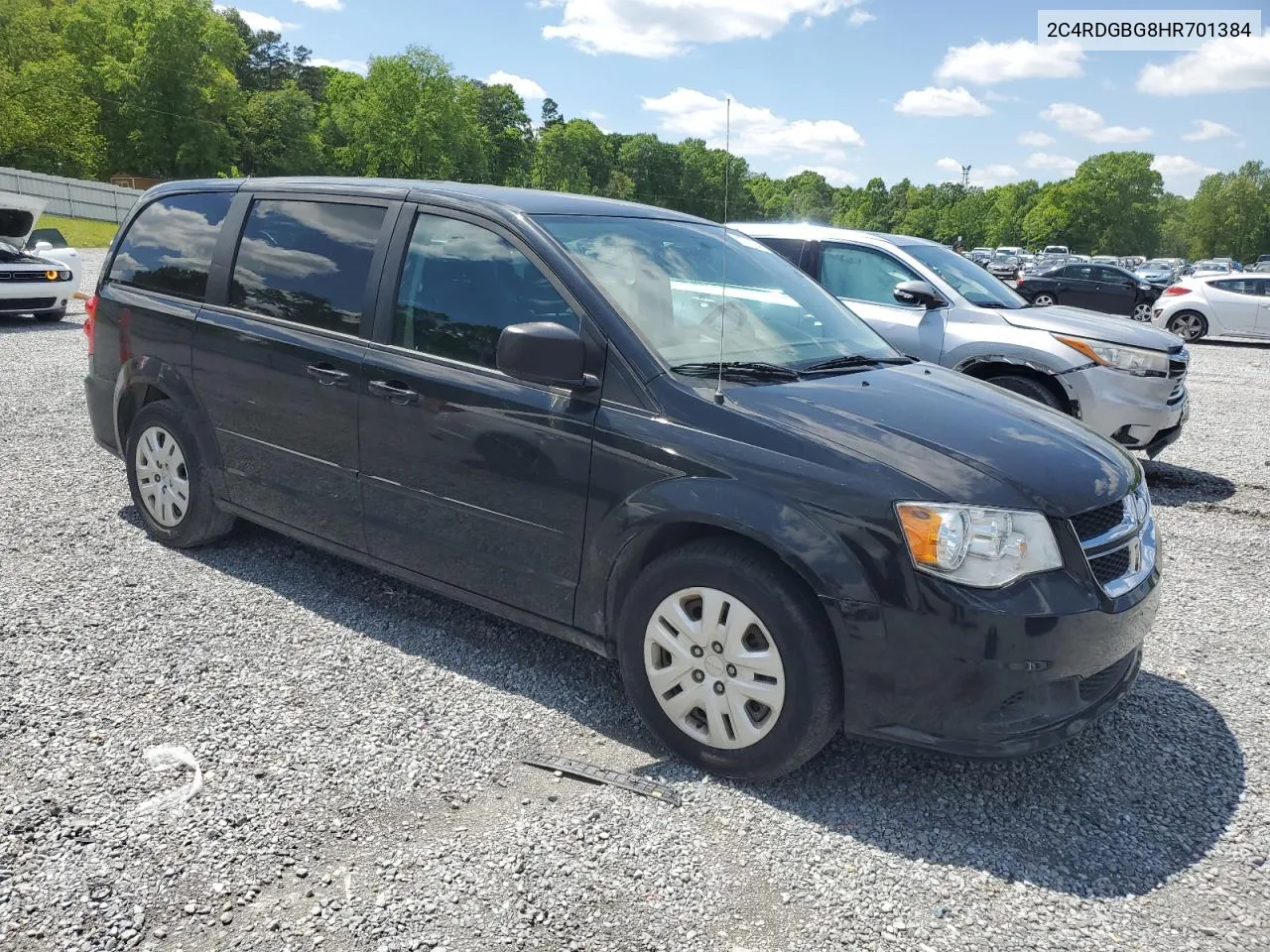 2017 Dodge Grand Caravan Se VIN: 2C4RDGBG8HR701384 Lot: 51771784