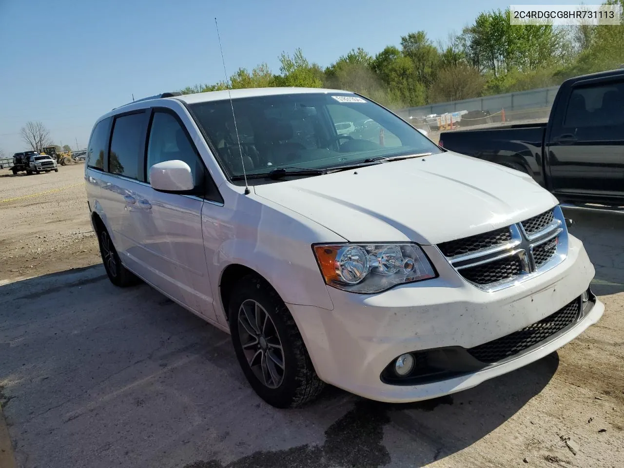 2C4RDGCG8HR731113 2017 Dodge Grand Caravan Sxt