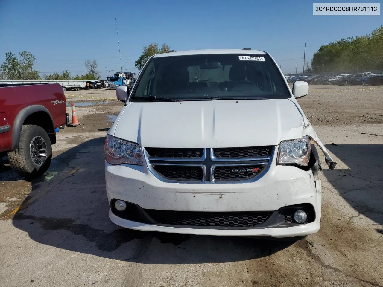 2017 Dodge Grand Caravan Sxt VIN: 2C4RDGCG8HR731113 Lot: 51831354