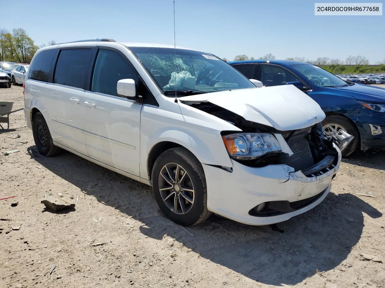 2017 Dodge Grand Caravan Sxt VIN: 2C4RDGCG9HR677658 Lot: 52449184