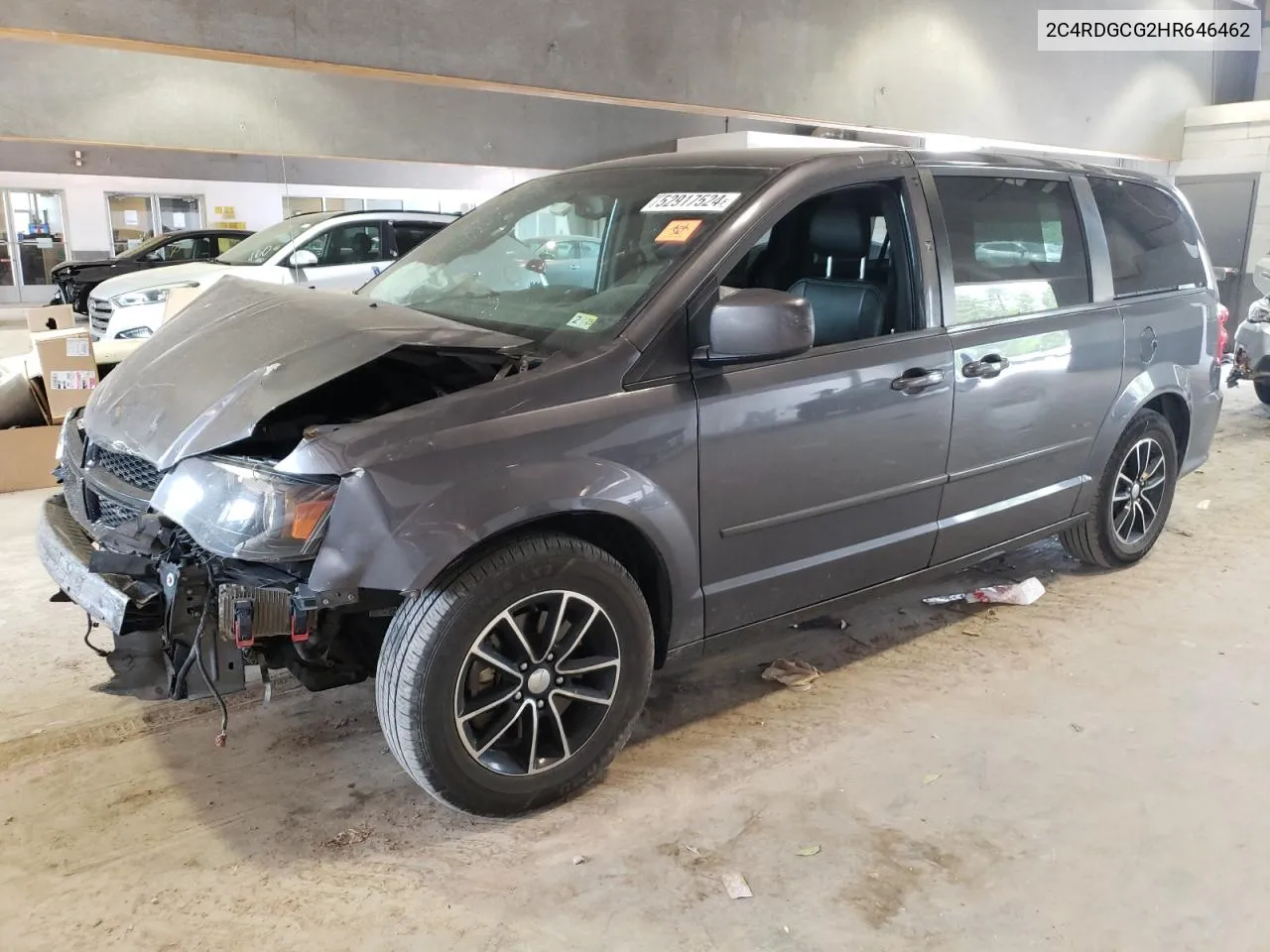 2017 Dodge Grand Caravan Sxt VIN: 2C4RDGCG2HR646462 Lot: 52917524