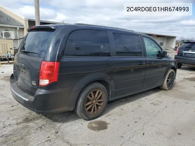 2017 Dodge Grand Caravan Gt VIN: 2C4RDGEG1HR674993 Lot: 53145284