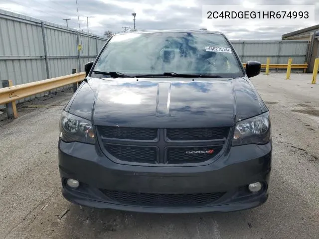 2C4RDGEG1HR674993 2017 Dodge Grand Caravan Gt