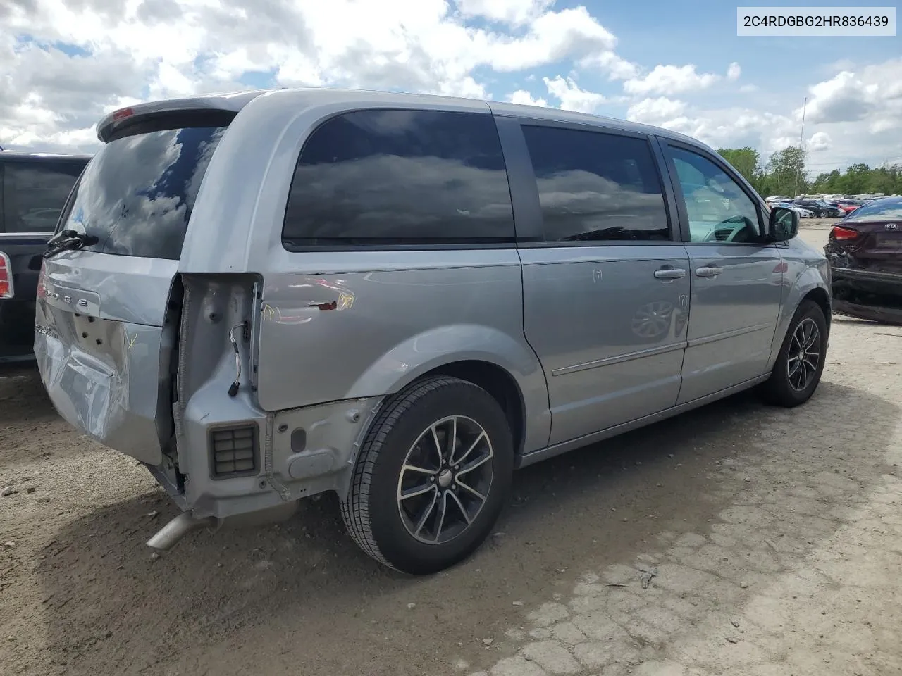 2017 Dodge Grand Caravan Se VIN: 2C4RDGBG2HR836439 Lot: 53530264