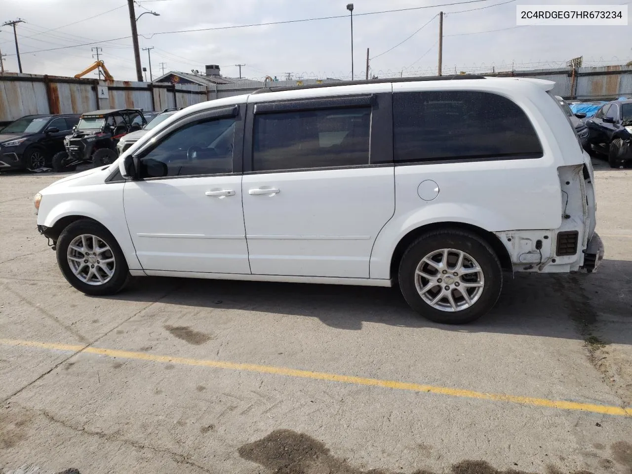 2017 Dodge Grand Caravan Gt VIN: 2C4RDGEG7HR673234 Lot: 53636114