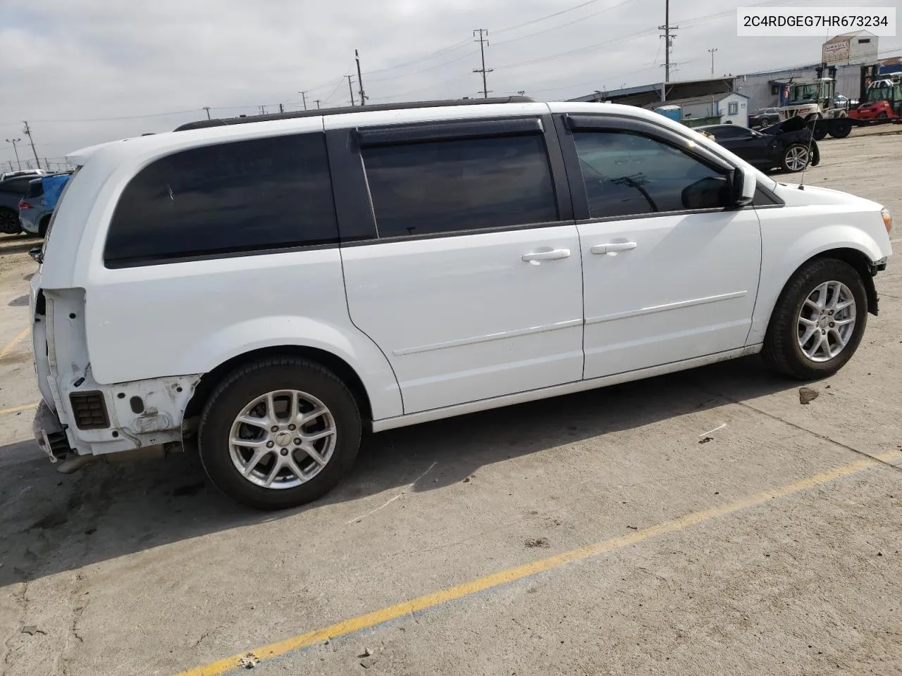 2017 Dodge Grand Caravan Gt VIN: 2C4RDGEG7HR673234 Lot: 53636114