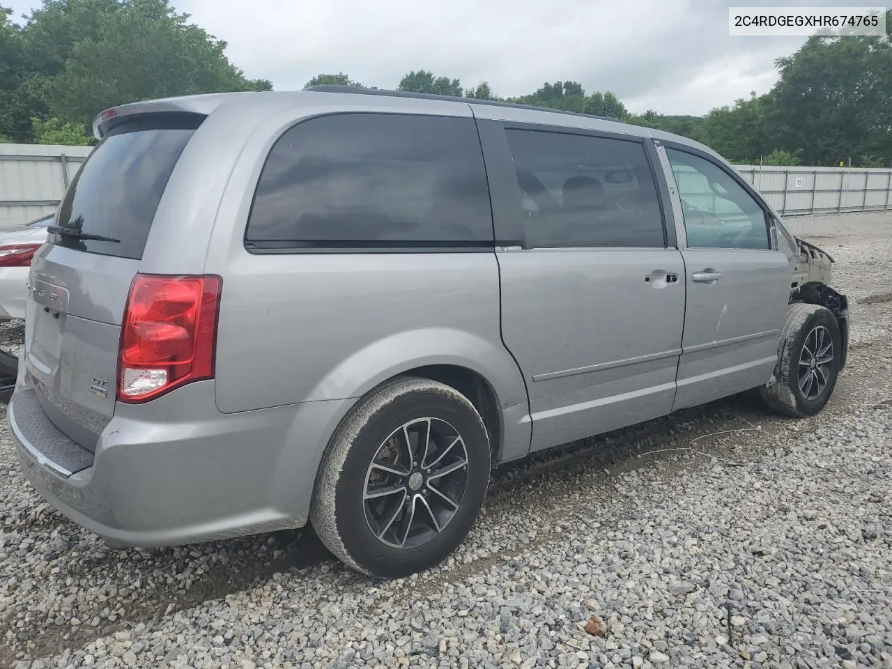 2C4RDGEGXHR674765 2017 Dodge Grand Caravan Gt