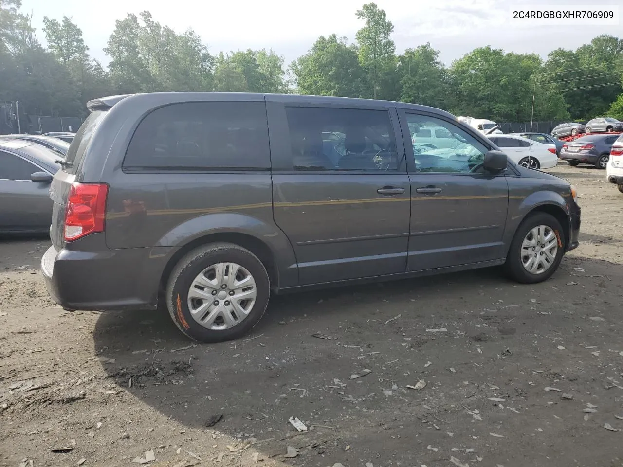 2017 Dodge Grand Caravan Se VIN: 2C4RDGBGXHR706909 Lot: 53837674