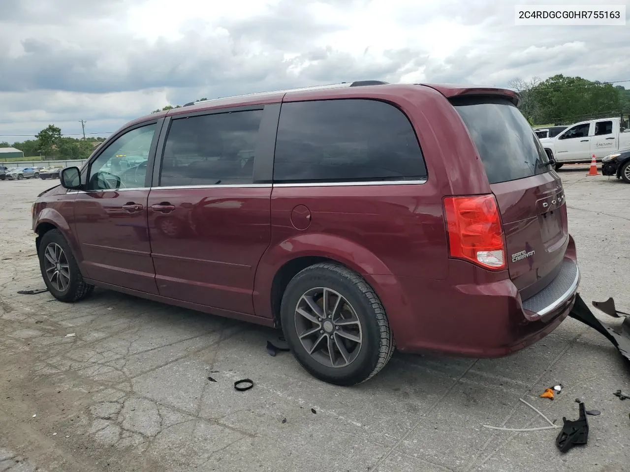 2017 Dodge Grand Caravan Sxt VIN: 2C4RDGCG0HR755163 Lot: 53974304