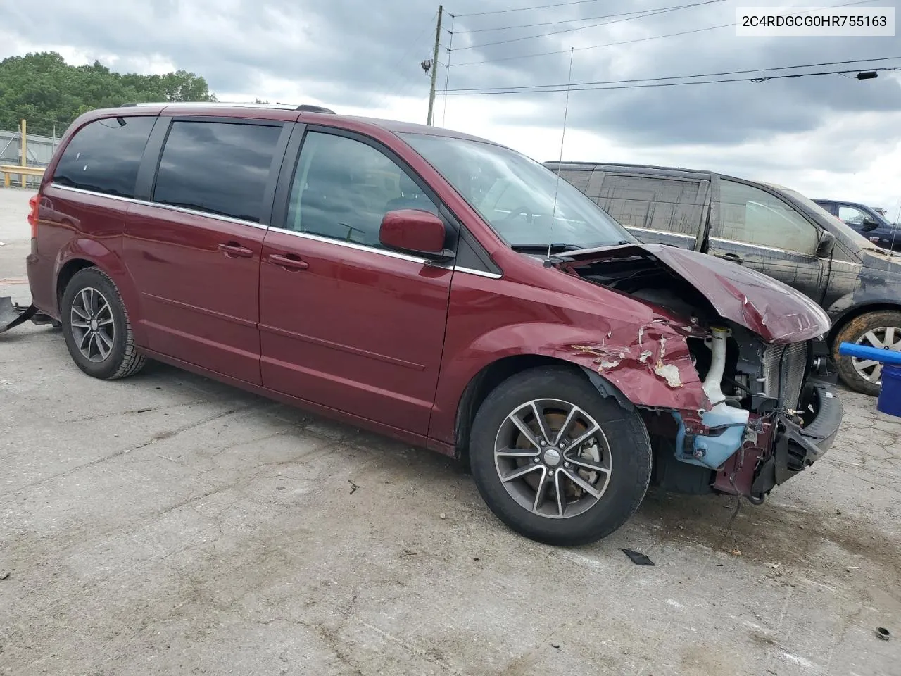 2C4RDGCG0HR755163 2017 Dodge Grand Caravan Sxt