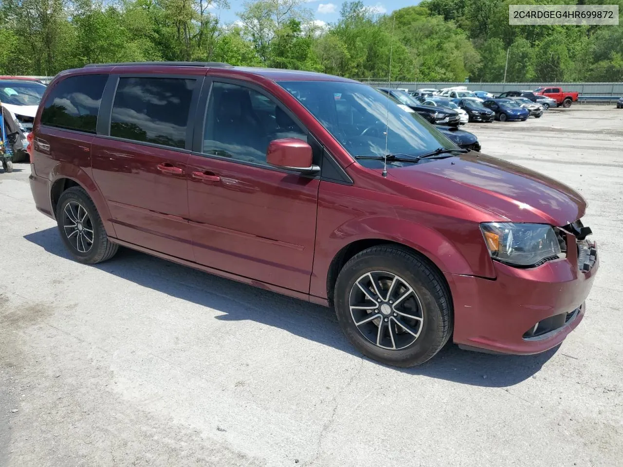 2C4RDGEG4HR699872 2017 Dodge Grand Caravan Gt