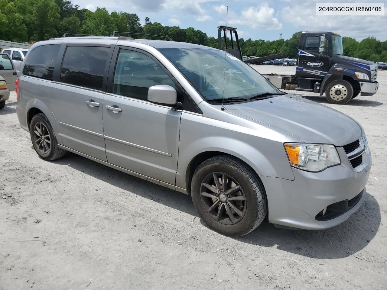 2C4RDGCGXHR860406 2017 Dodge Grand Caravan Sxt