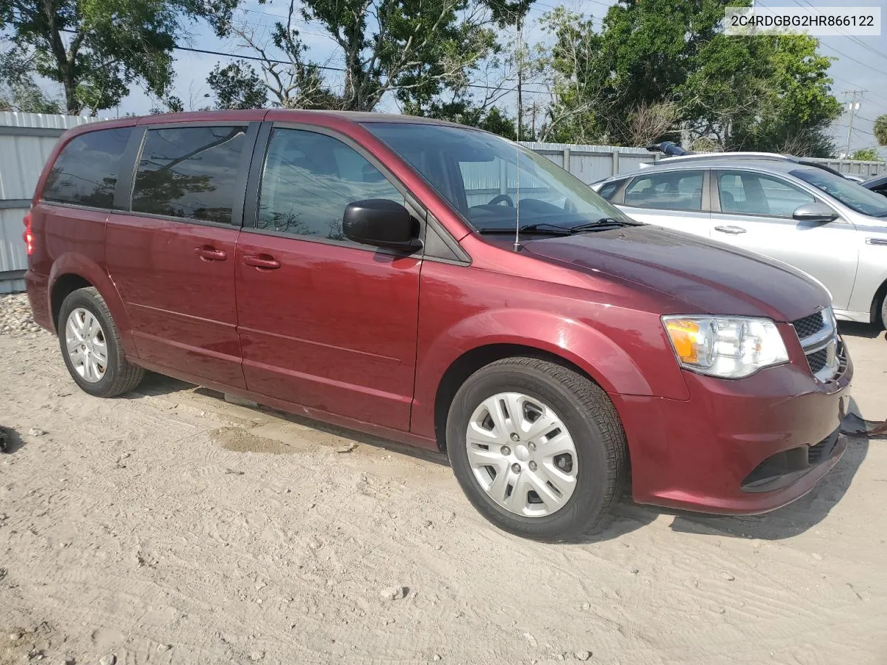 2017 Dodge Grand Caravan Se VIN: 2C4RDGBG2HR866122 Lot: 54429964