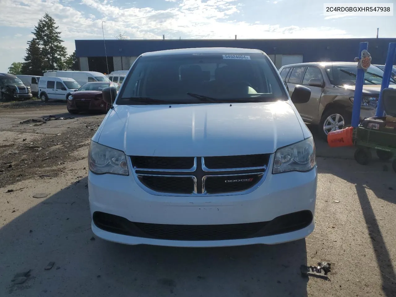 2017 Dodge Grand Caravan Se VIN: 2C4RDGBGXHR547938 Lot: 54524004