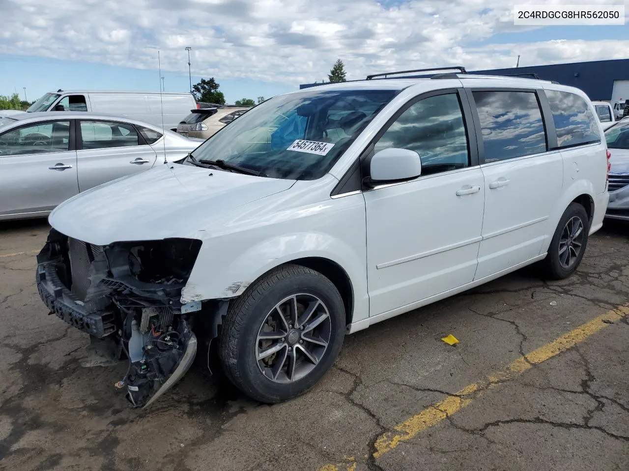 2017 Dodge Grand Caravan Sxt VIN: 2C4RDGCG8HR562050 Lot: 54577364