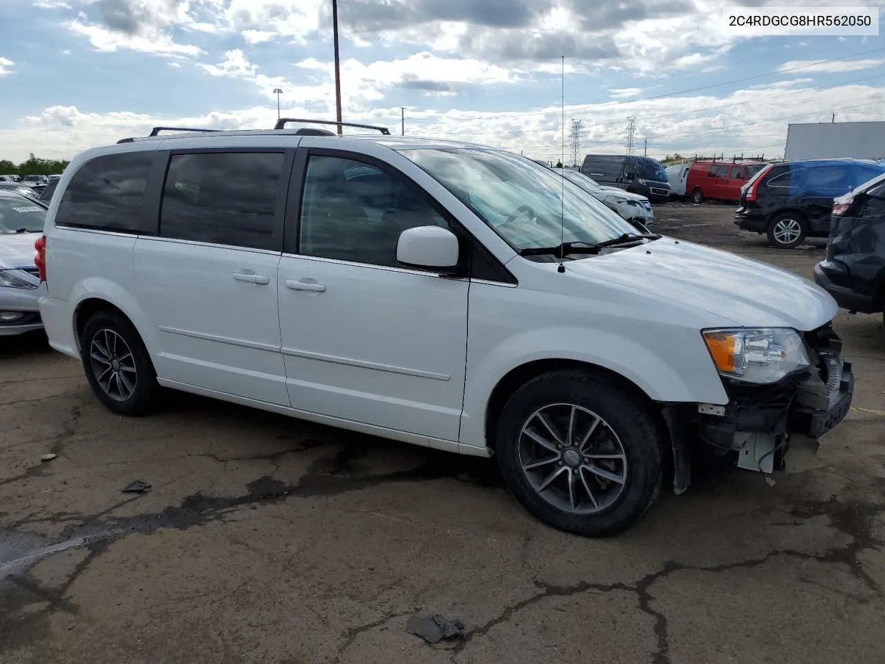 2017 Dodge Grand Caravan Sxt VIN: 2C4RDGCG8HR562050 Lot: 54577364