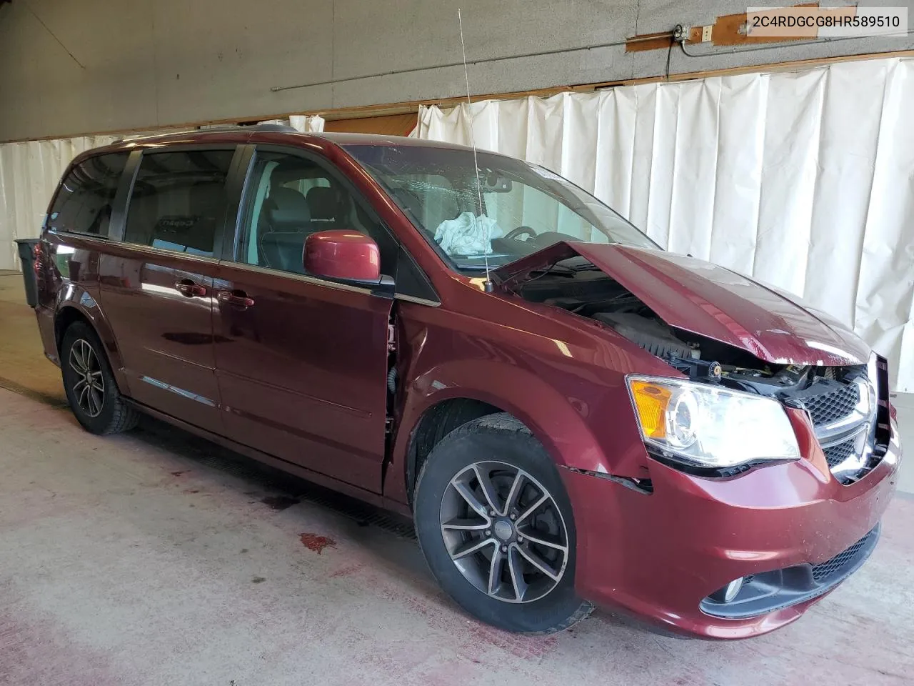 2C4RDGCG8HR589510 2017 Dodge Grand Caravan Sxt