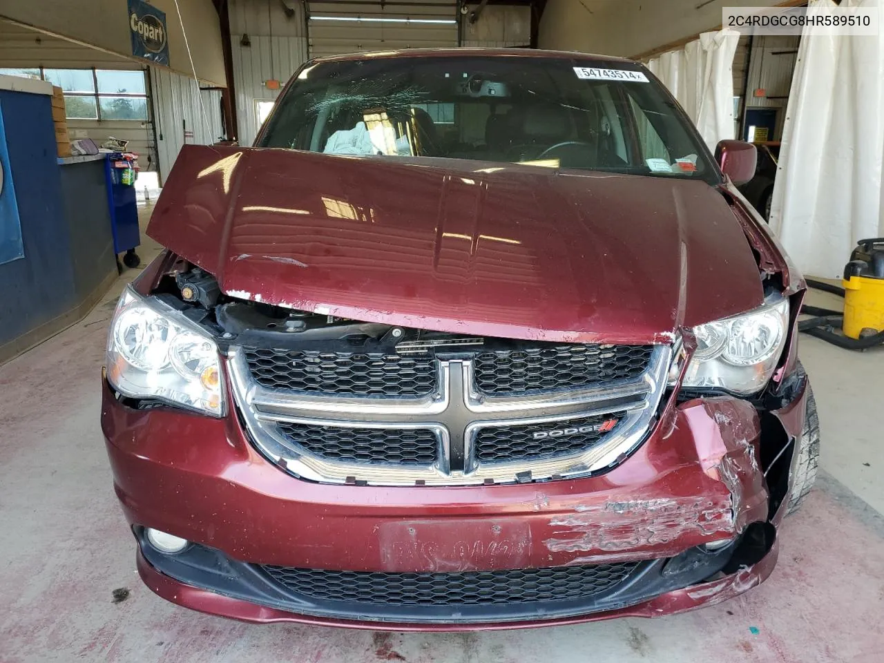 2C4RDGCG8HR589510 2017 Dodge Grand Caravan Sxt