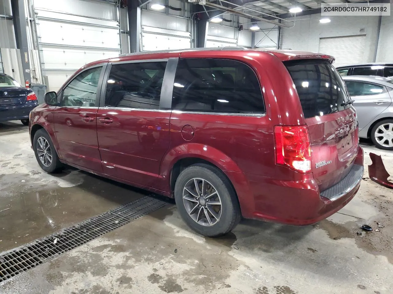 2017 Dodge Grand Caravan Sxt VIN: 2C4RDGCG7HR749182 Lot: 54766354