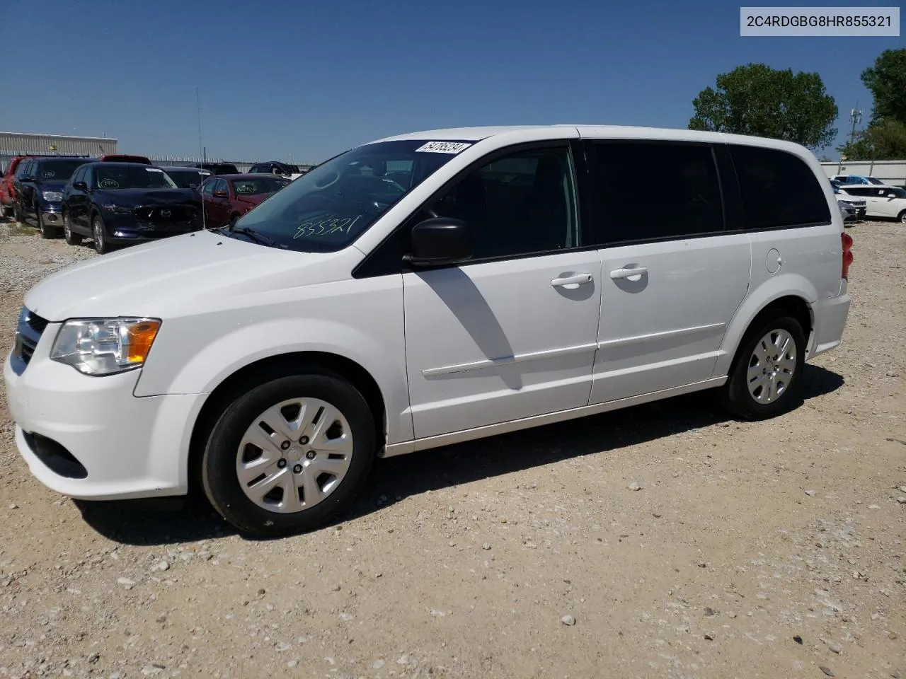 2017 Dodge Grand Caravan Se VIN: 2C4RDGBG8HR855321 Lot: 54785234