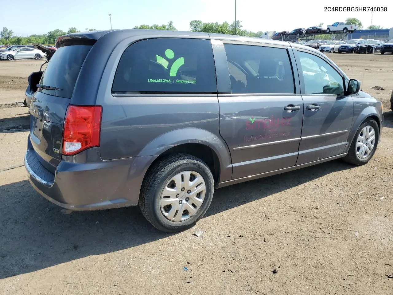 2017 Dodge Grand Caravan Se VIN: 2C4RDGBG5HR746038 Lot: 55002124