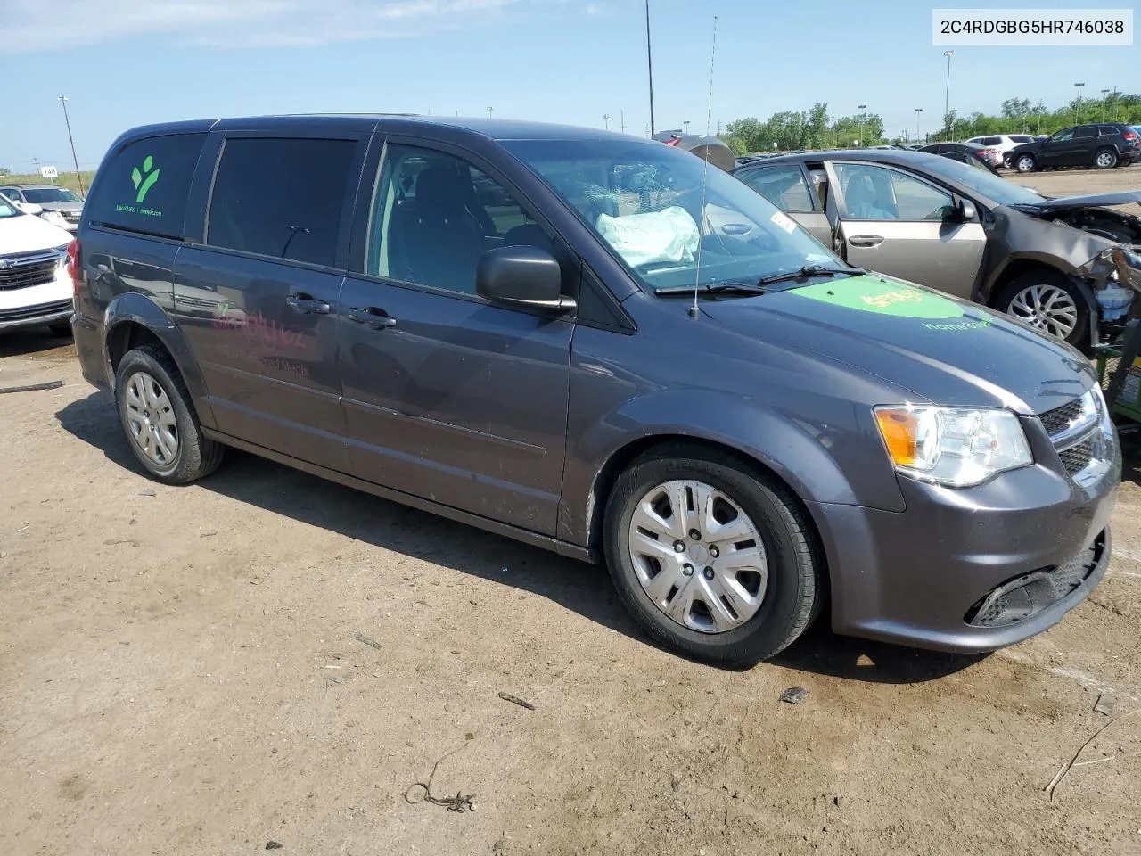 2017 Dodge Grand Caravan Se VIN: 2C4RDGBG5HR746038 Lot: 55002124