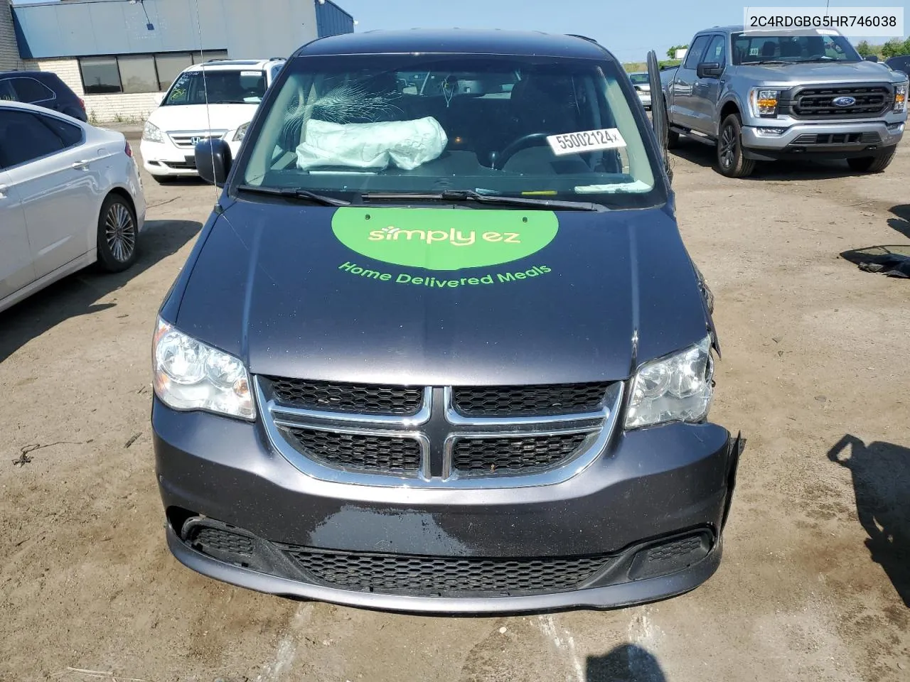 2017 Dodge Grand Caravan Se VIN: 2C4RDGBG5HR746038 Lot: 55002124