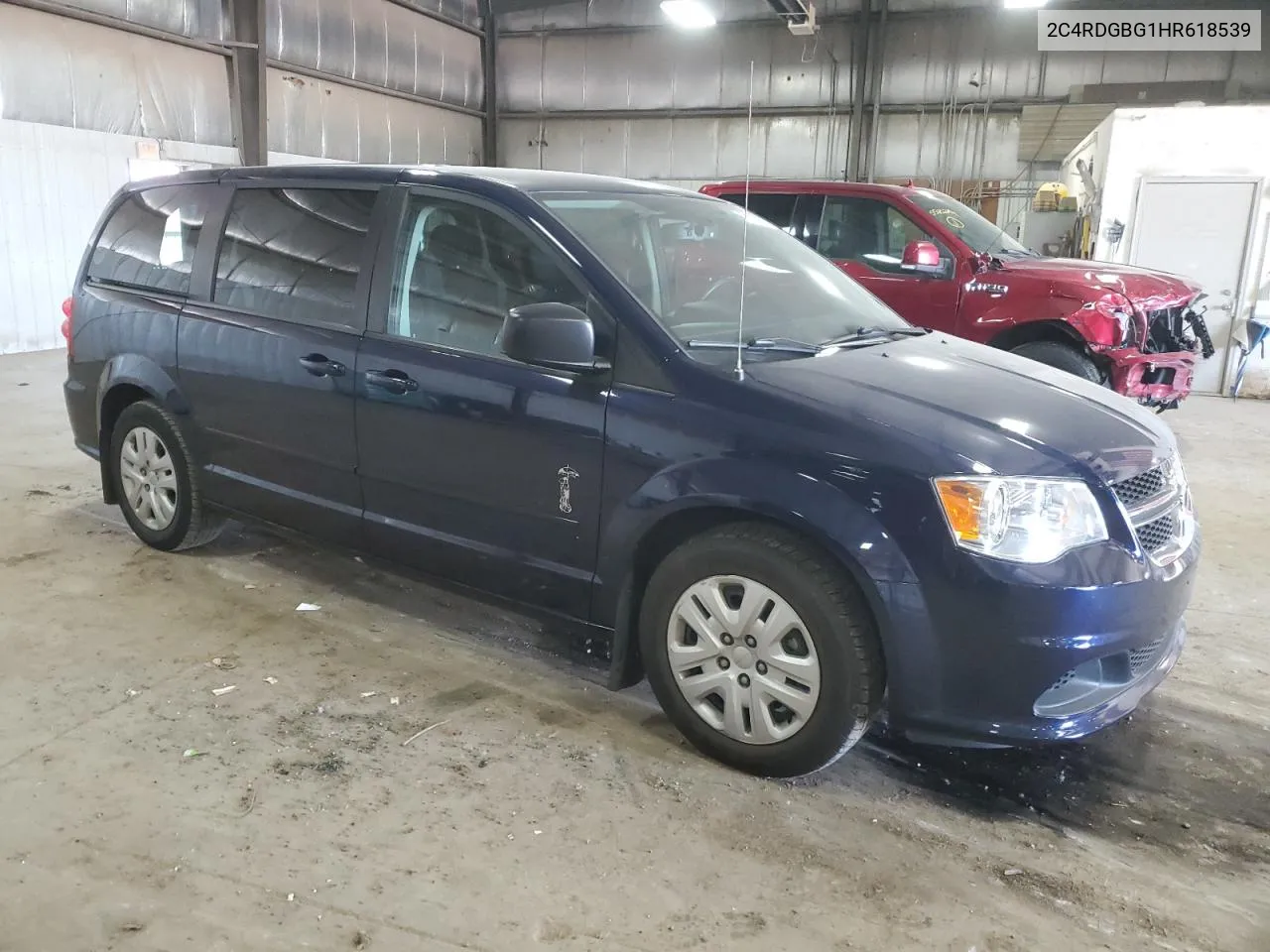 2017 Dodge Grand Caravan Se VIN: 2C4RDGBG1HR618539 Lot: 55152434