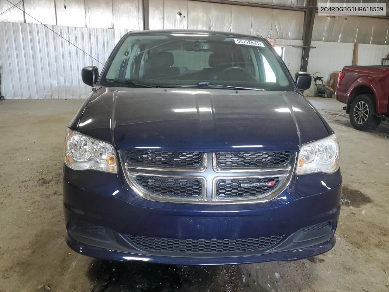 2017 Dodge Grand Caravan Se VIN: 2C4RDGBG1HR618539 Lot: 55152434