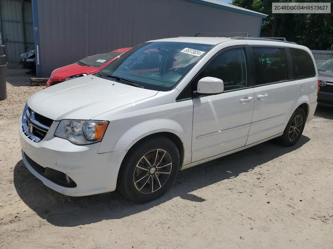 2017 Dodge Grand Caravan Sxt VIN: 2C4RDGCG4HR573627 Lot: 55373824