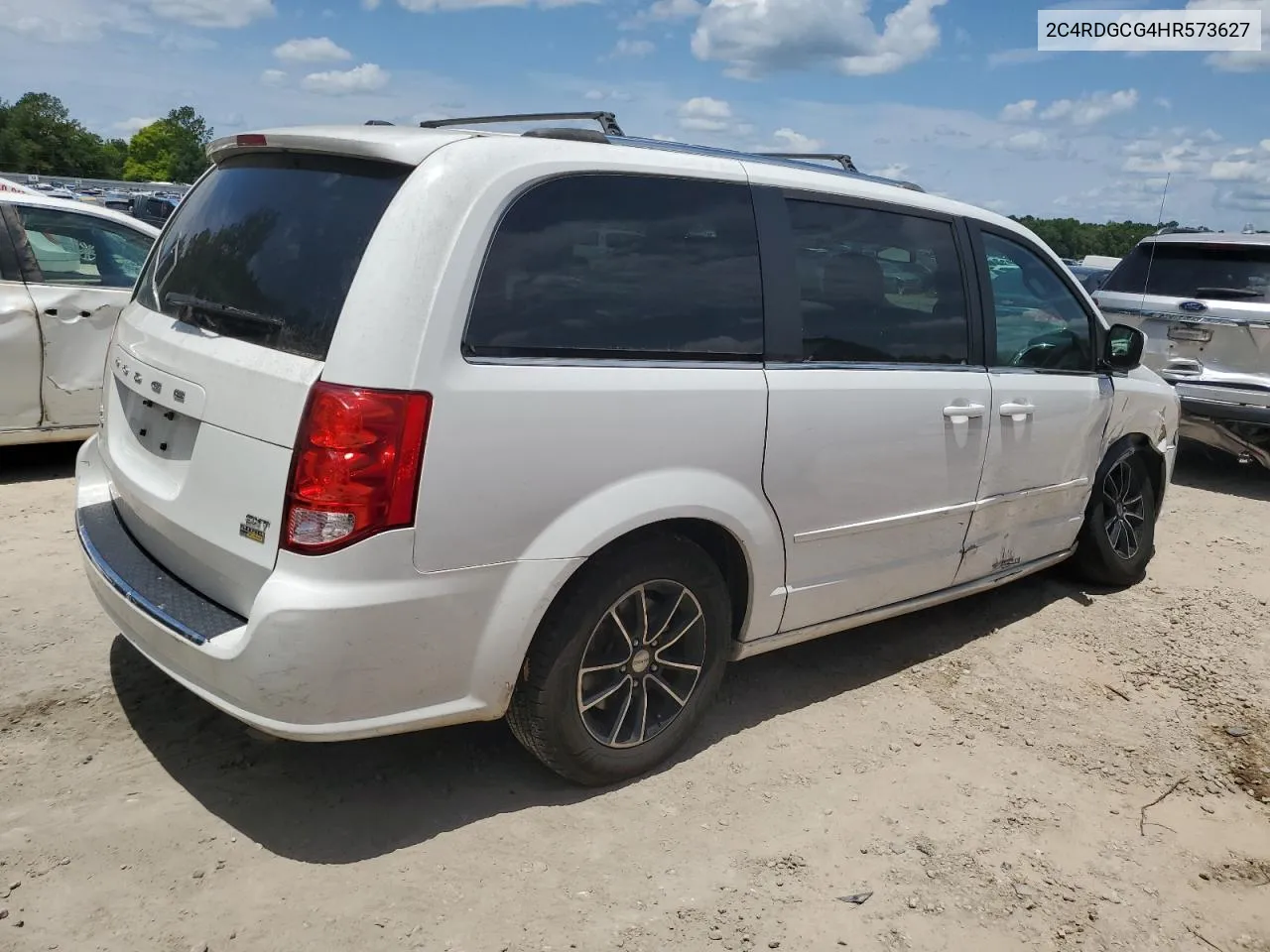 2017 Dodge Grand Caravan Sxt VIN: 2C4RDGCG4HR573627 Lot: 55373824