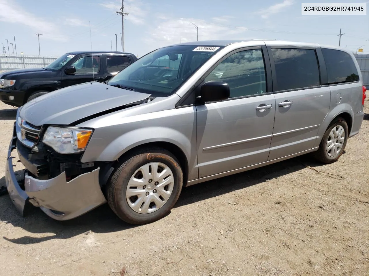 2C4RDGBG2HR741945 2017 Dodge Grand Caravan Se