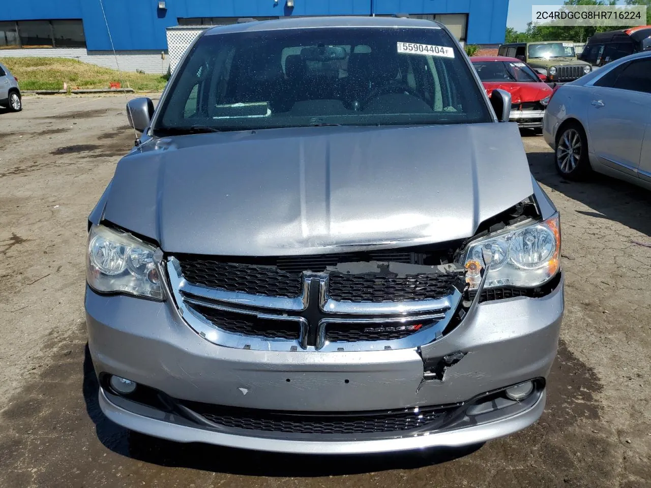 2017 Dodge Grand Caravan Sxt VIN: 2C4RDGCG8HR716224 Lot: 55904404