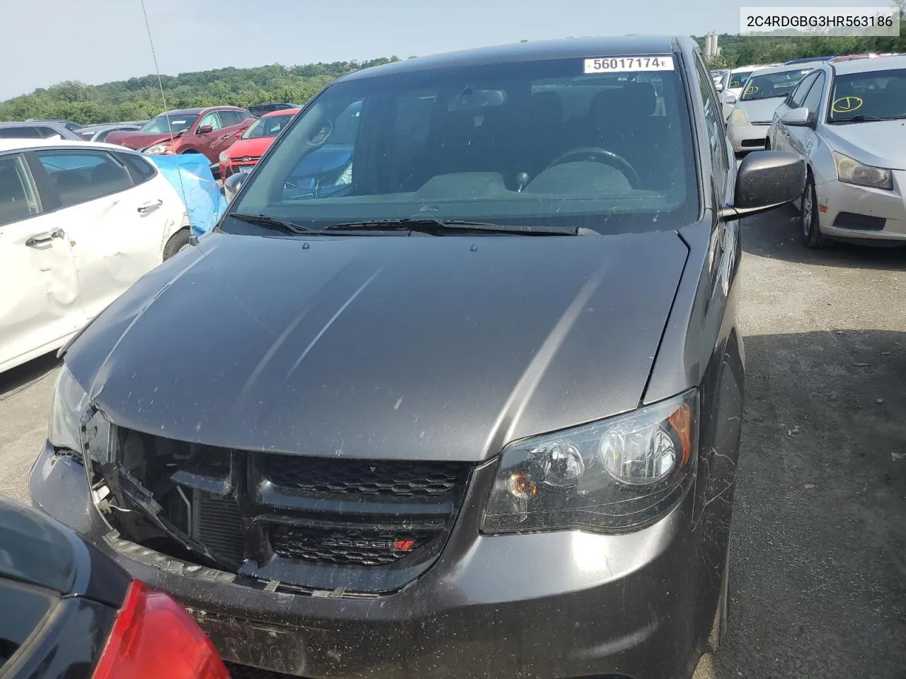 2C4RDGBG3HR563186 2017 Dodge Grand Caravan Se