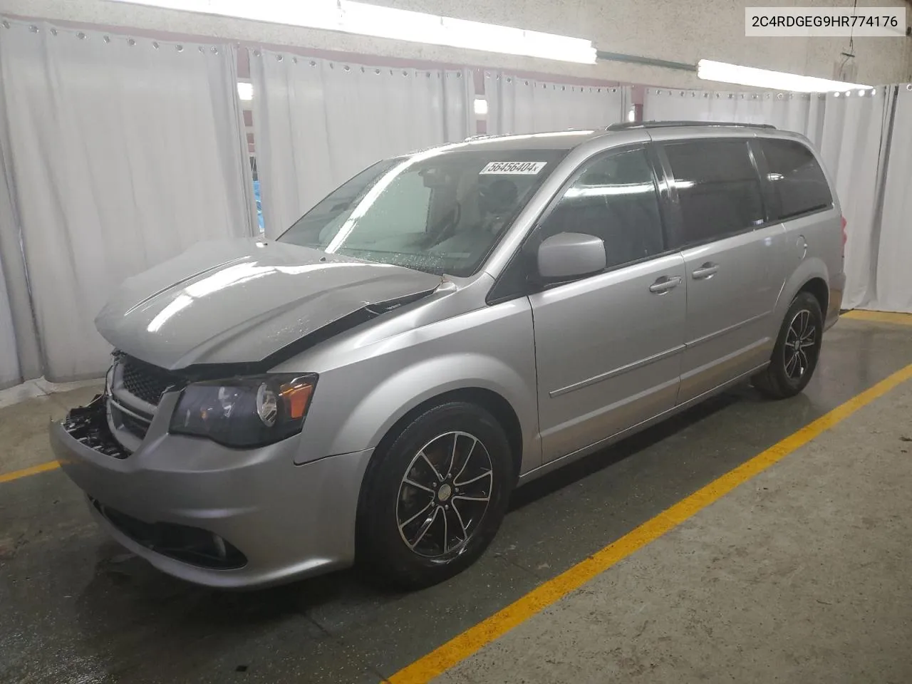 2017 Dodge Grand Caravan Gt VIN: 2C4RDGEG9HR774176 Lot: 56456404