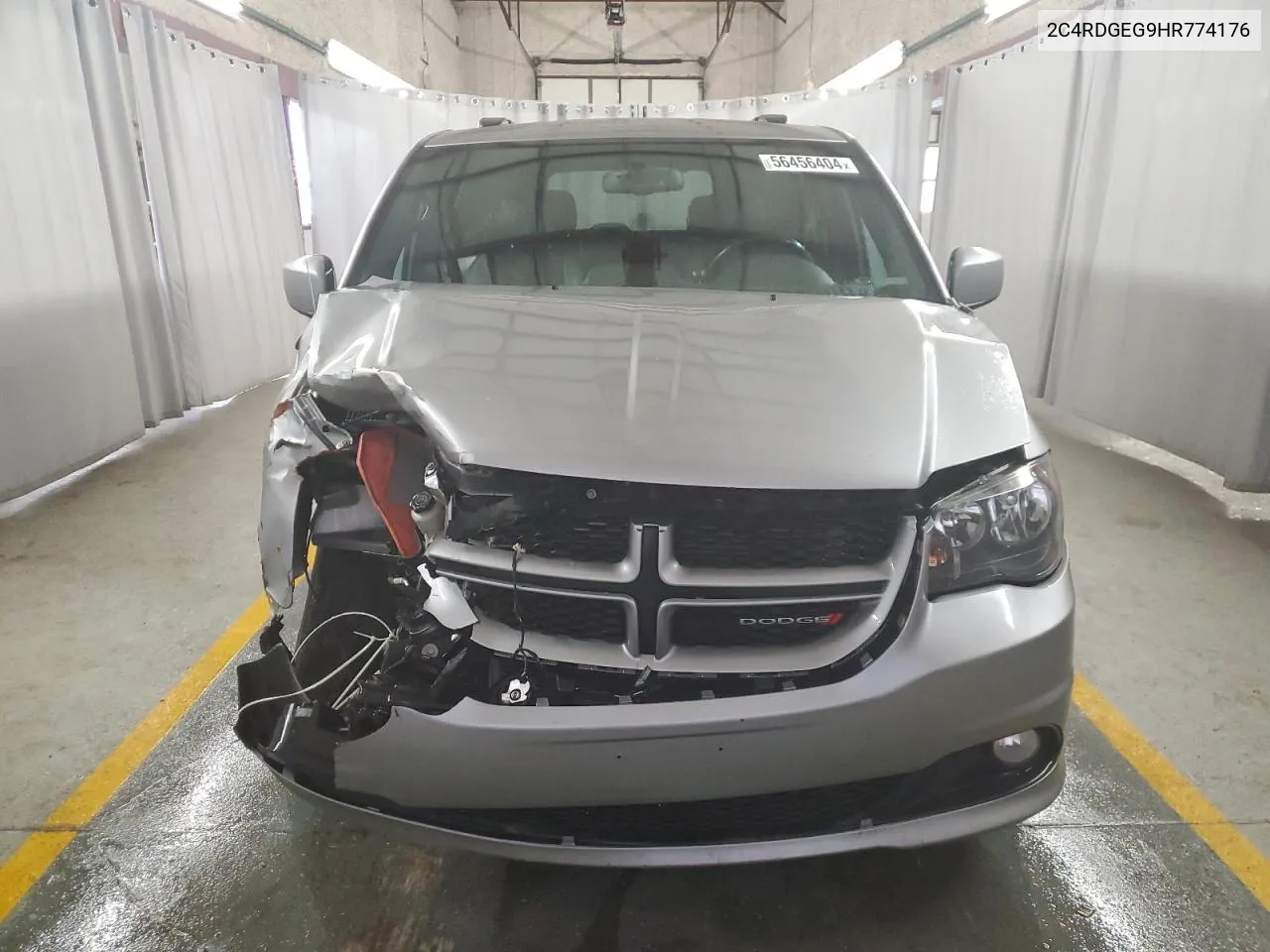 2017 Dodge Grand Caravan Gt VIN: 2C4RDGEG9HR774176 Lot: 56456404