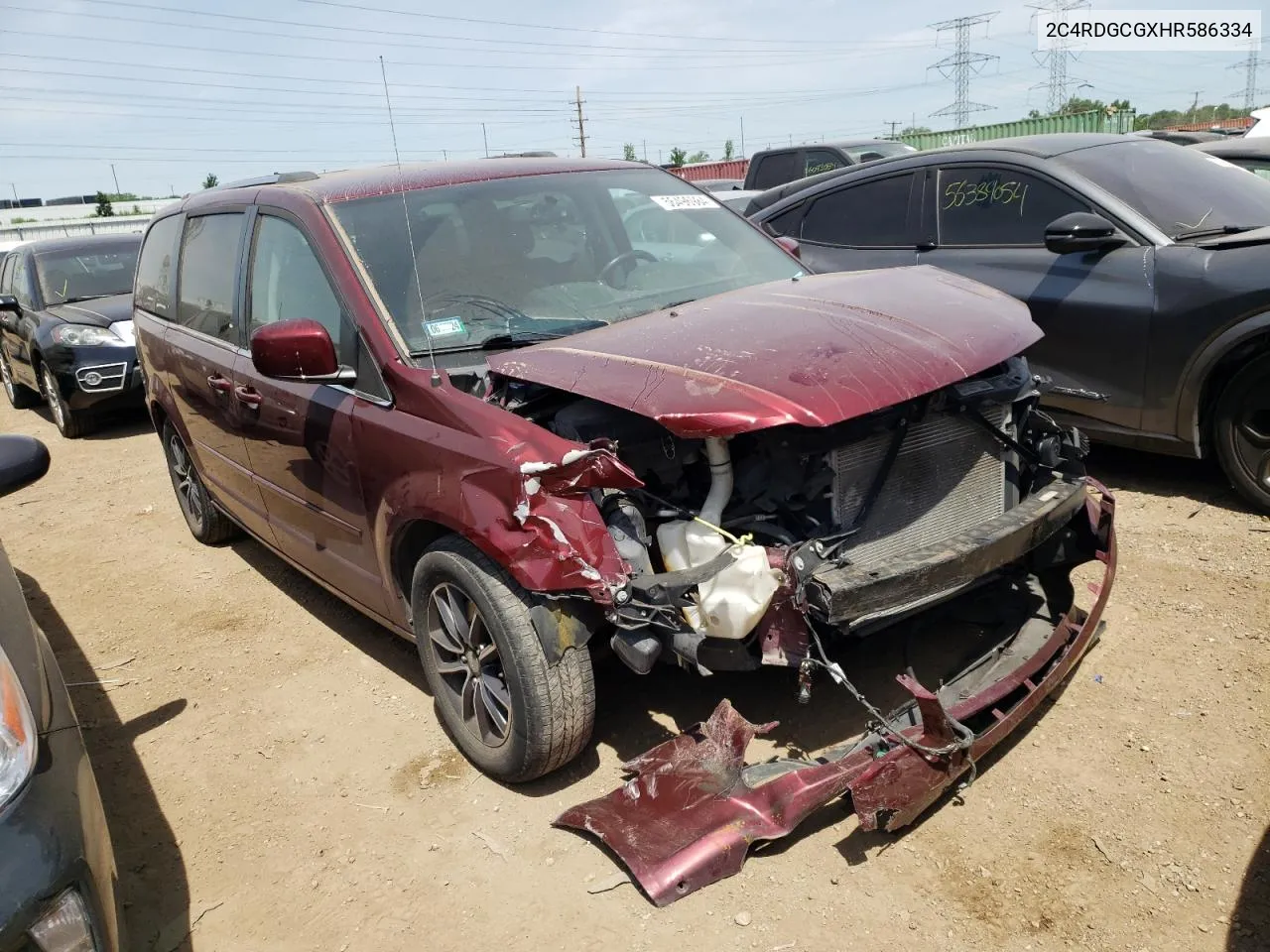 2C4RDGCGXHR586334 2017 Dodge Grand Caravan Sxt