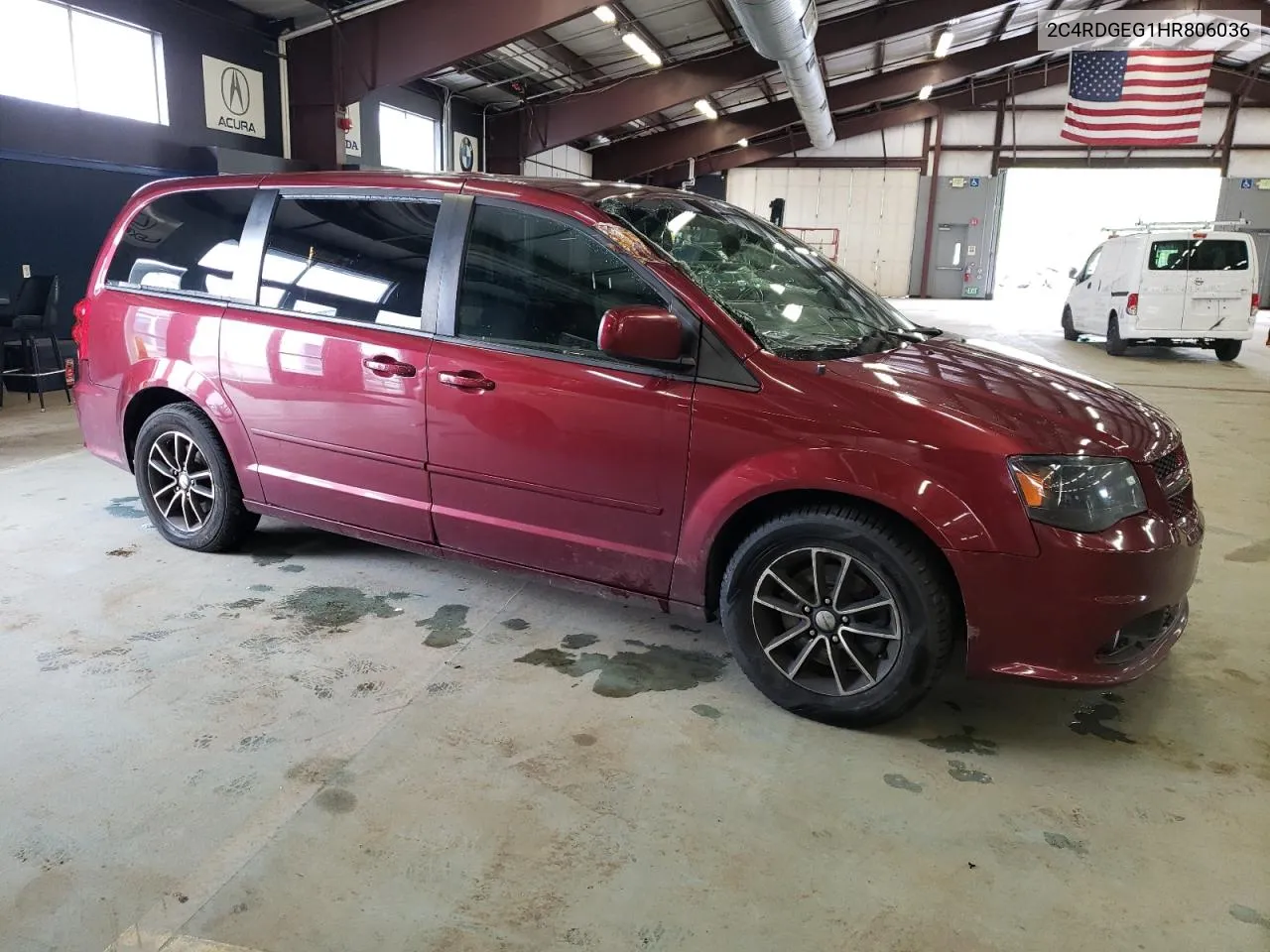 2C4RDGEG1HR806036 2017 Dodge Grand Caravan Gt