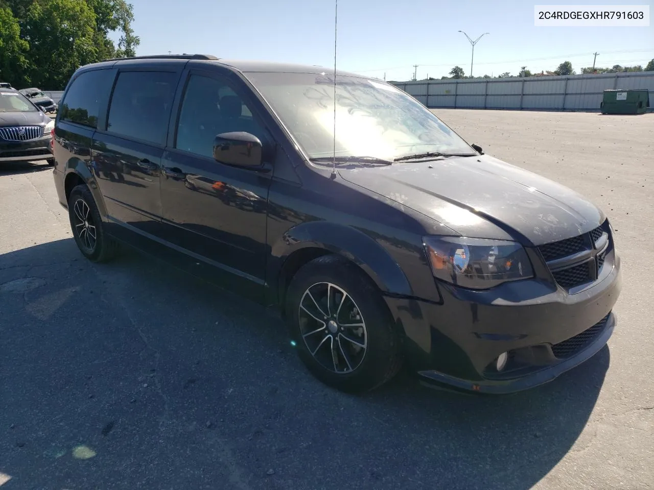 2C4RDGEGXHR791603 2017 Dodge Grand Caravan Gt