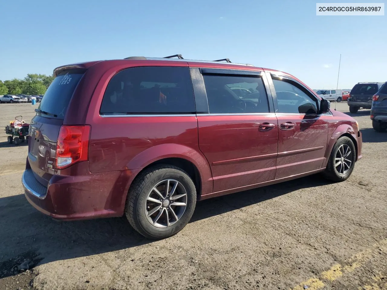 2017 Dodge Grand Caravan Sxt VIN: 2C4RDGCG5HR863987 Lot: 57301774