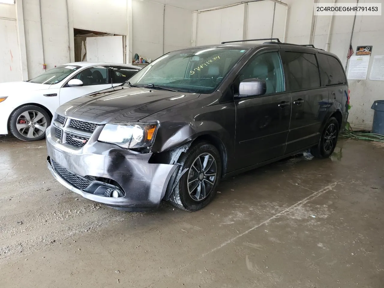 2017 Dodge Grand Caravan Gt VIN: 2C4RDGEG6HR791453 Lot: 57471834