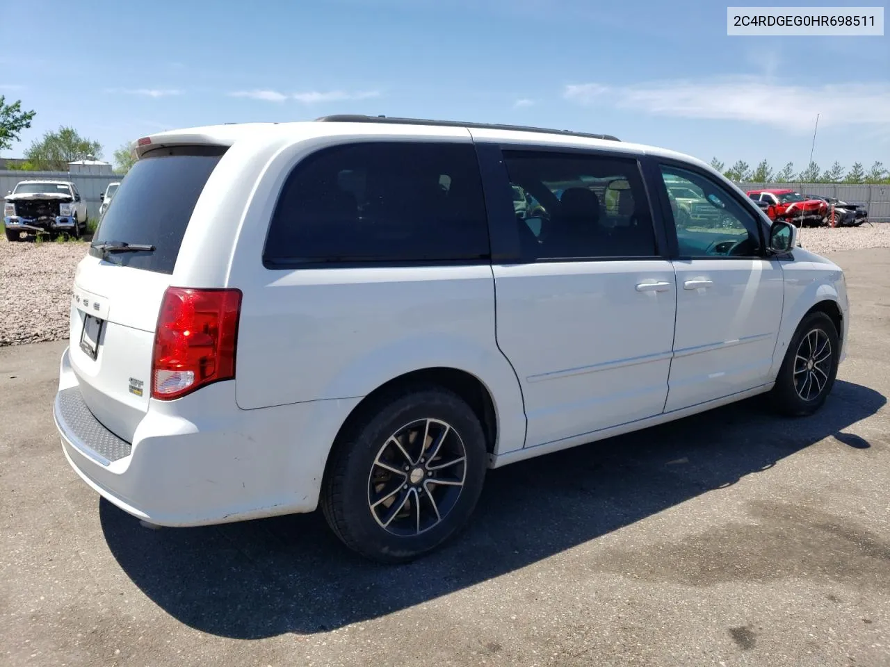 2C4RDGEG0HR698511 2017 Dodge Grand Caravan Gt