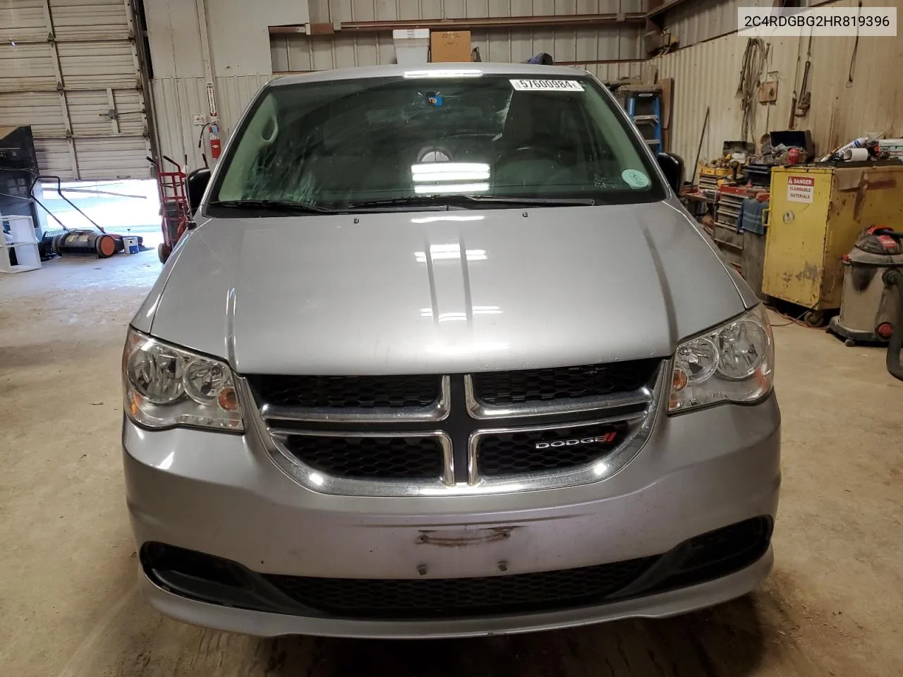 2017 Dodge Grand Caravan Se VIN: 2C4RDGBG2HR819396 Lot: 57600984