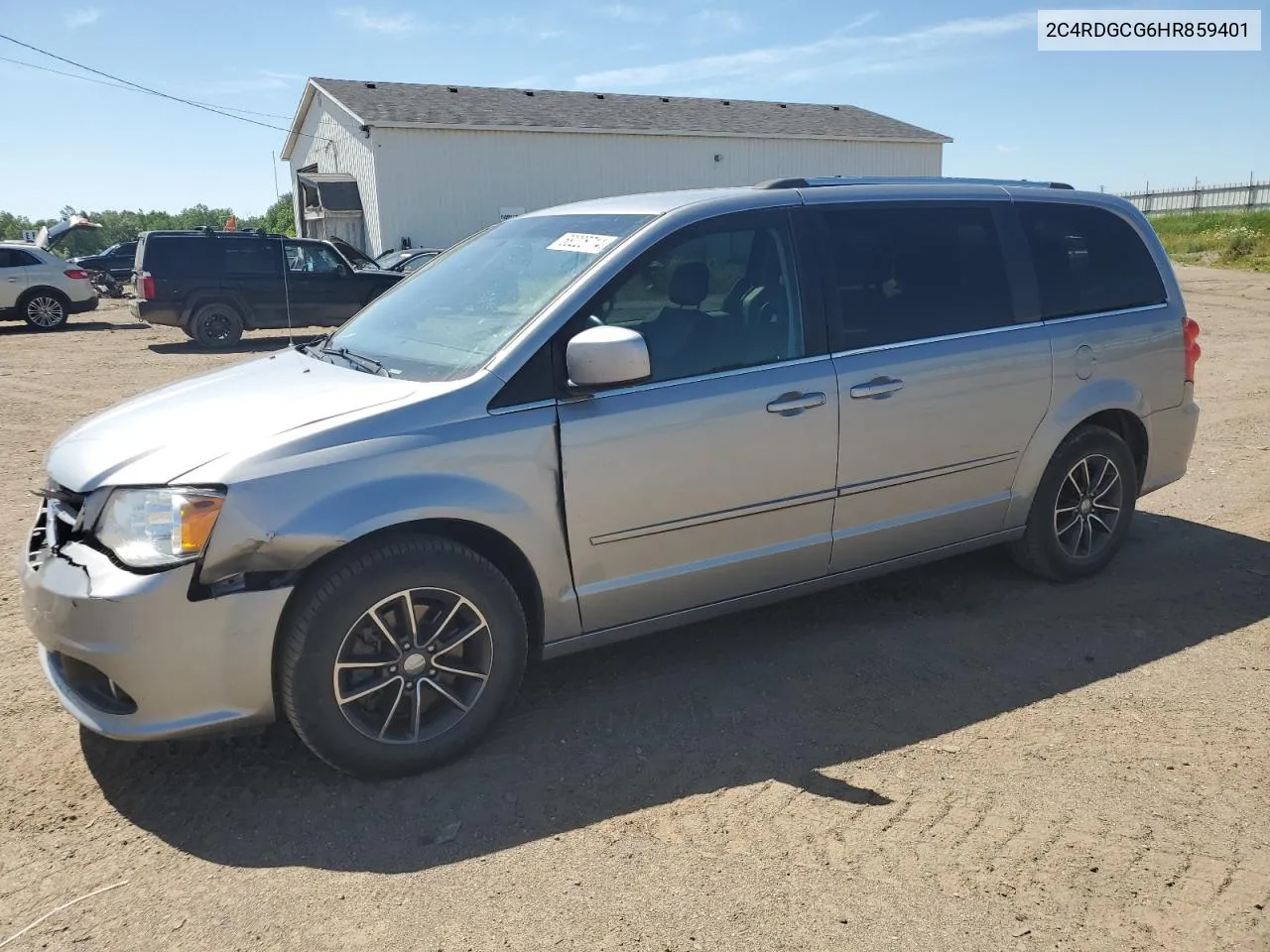 2C4RDGCG6HR859401 2017 Dodge Grand Caravan Sxt