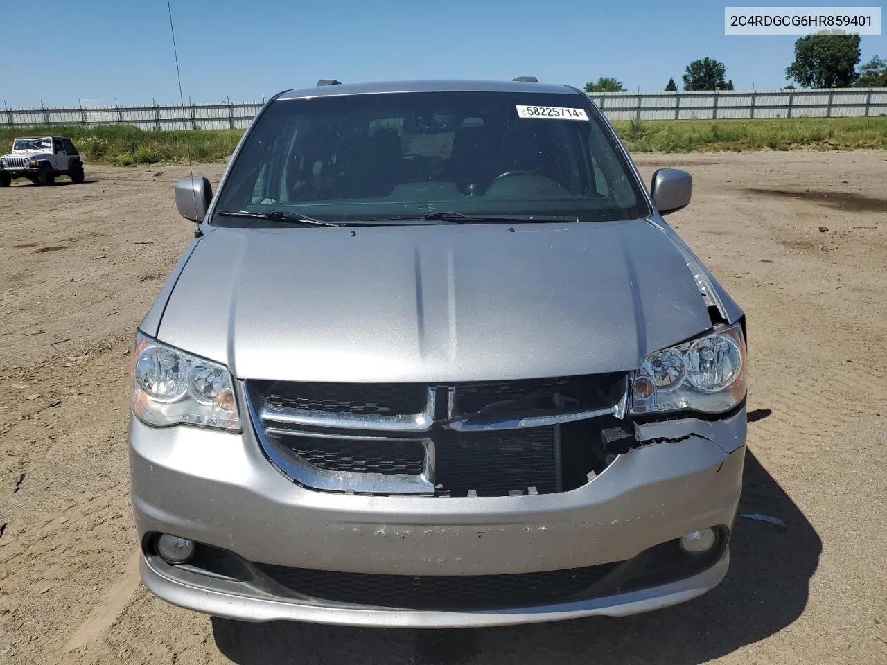 2017 Dodge Grand Caravan Sxt VIN: 2C4RDGCG6HR859401 Lot: 58225714