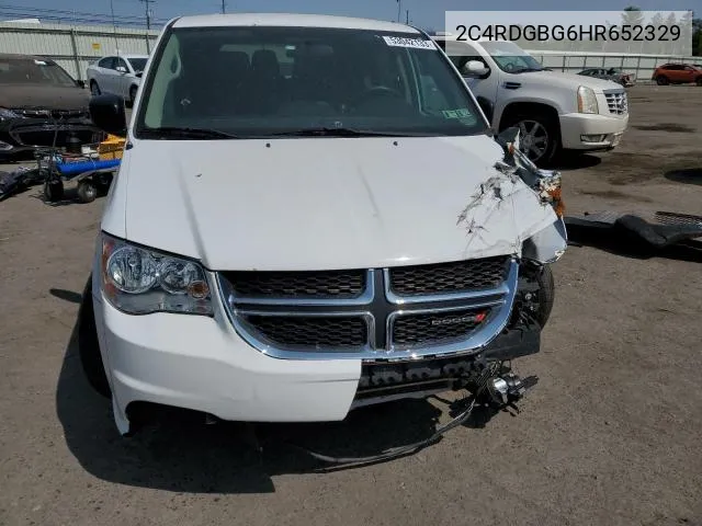 2C4RDGBG6HR652329 2017 Dodge Grand Caravan Se