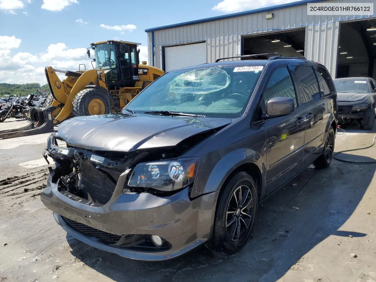 2017 Dodge Grand Caravan Gt VIN: 2C4RDGEG1HR766122 Lot: 62510704